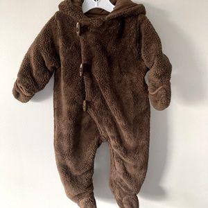 Joe Fresh Baby Boy Hooded Thermal Winter One Piece